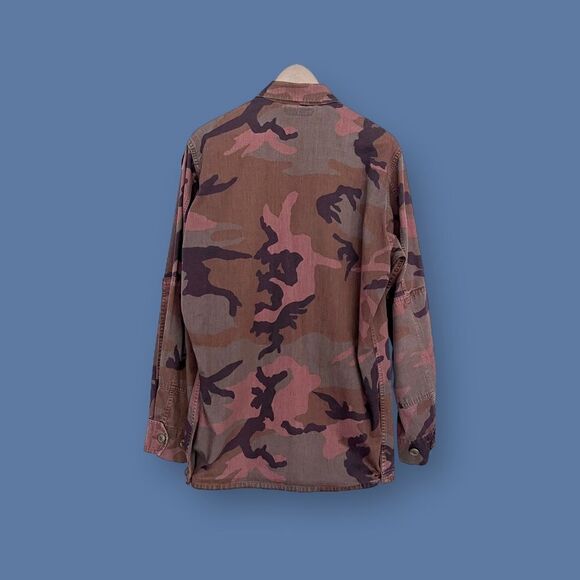 VINTAGE renewal woodland camouflage coat size M (long) - Picture 3 of 8
